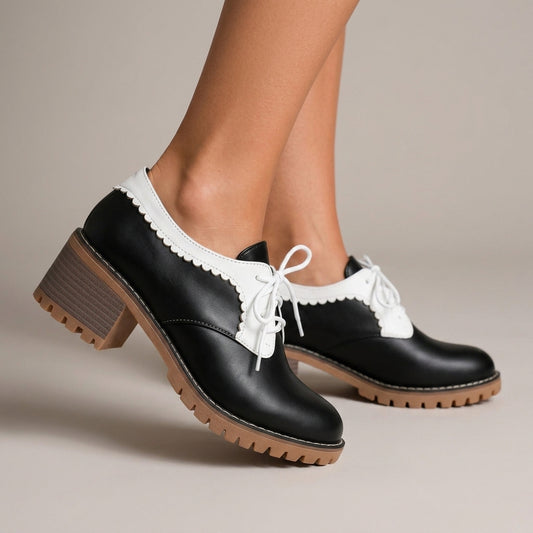Vanessa | Leather Lace-Up Derby