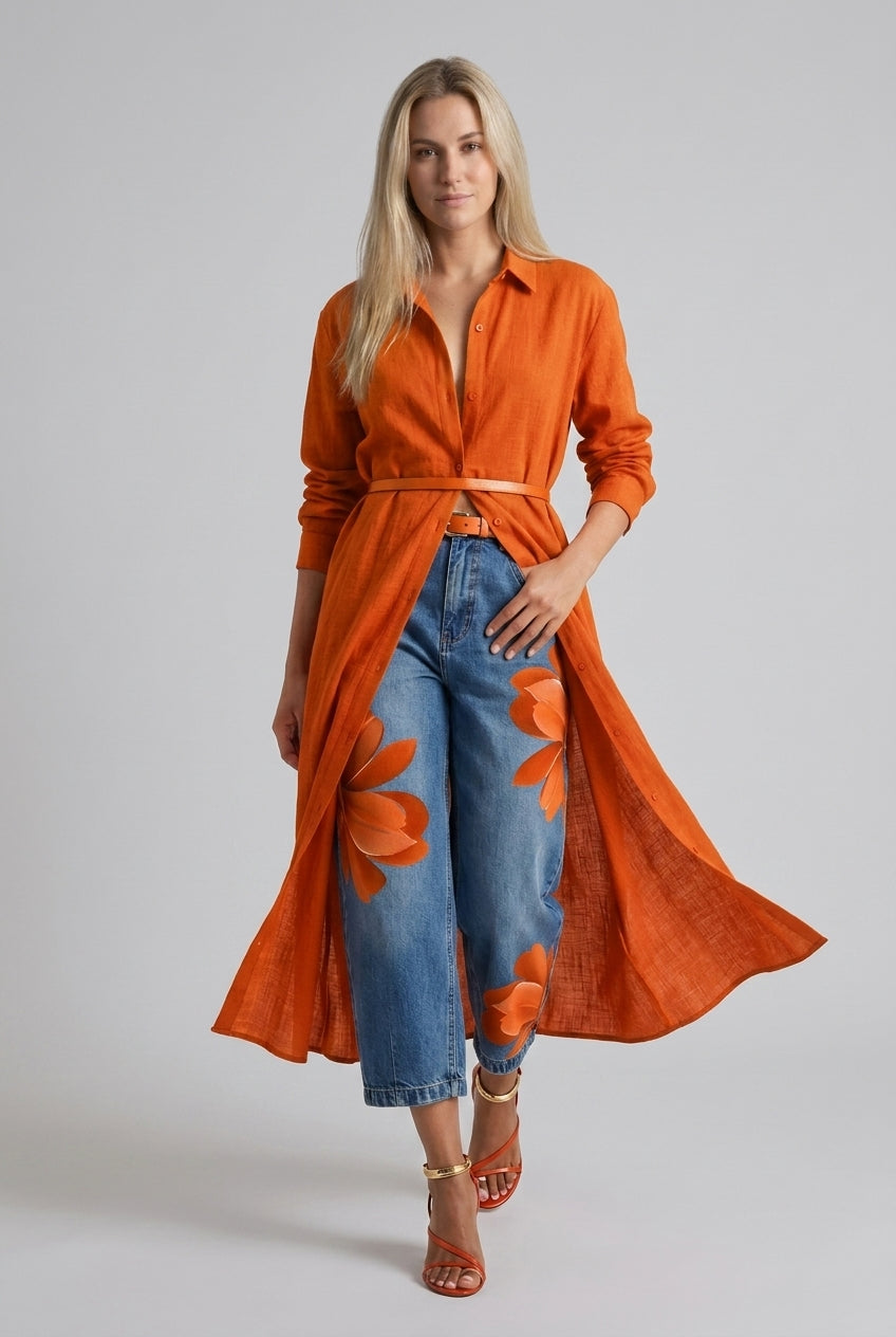 Morgane | Linen-Cotton Two-Piece Set