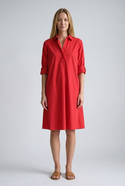 Elegant Polo Dress for Women, Lightweight Breathable Short-Sleeve Collar, for Spring, Brunch, Everyday & Casual Wear