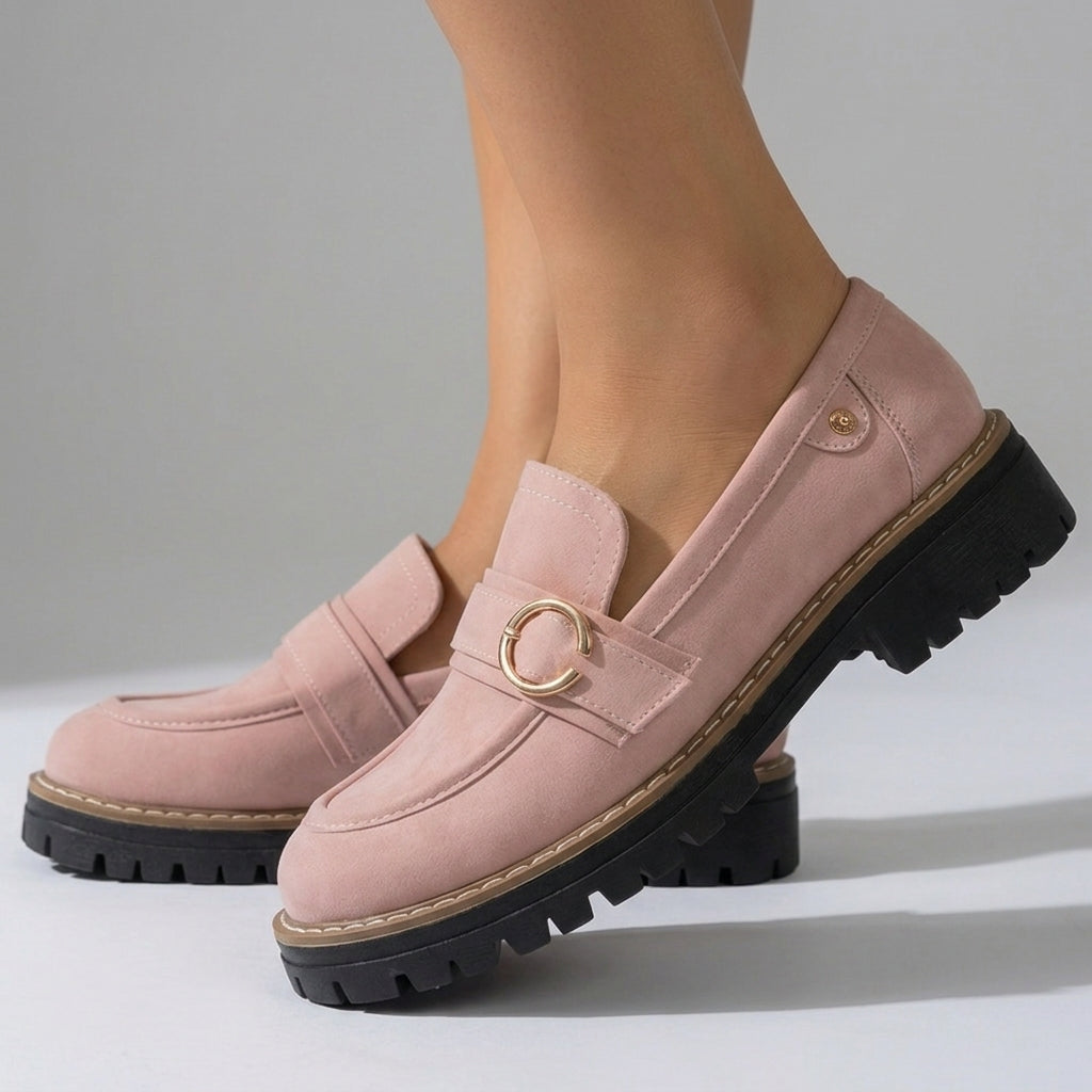 Jasmine | Platform Loafer Shoes