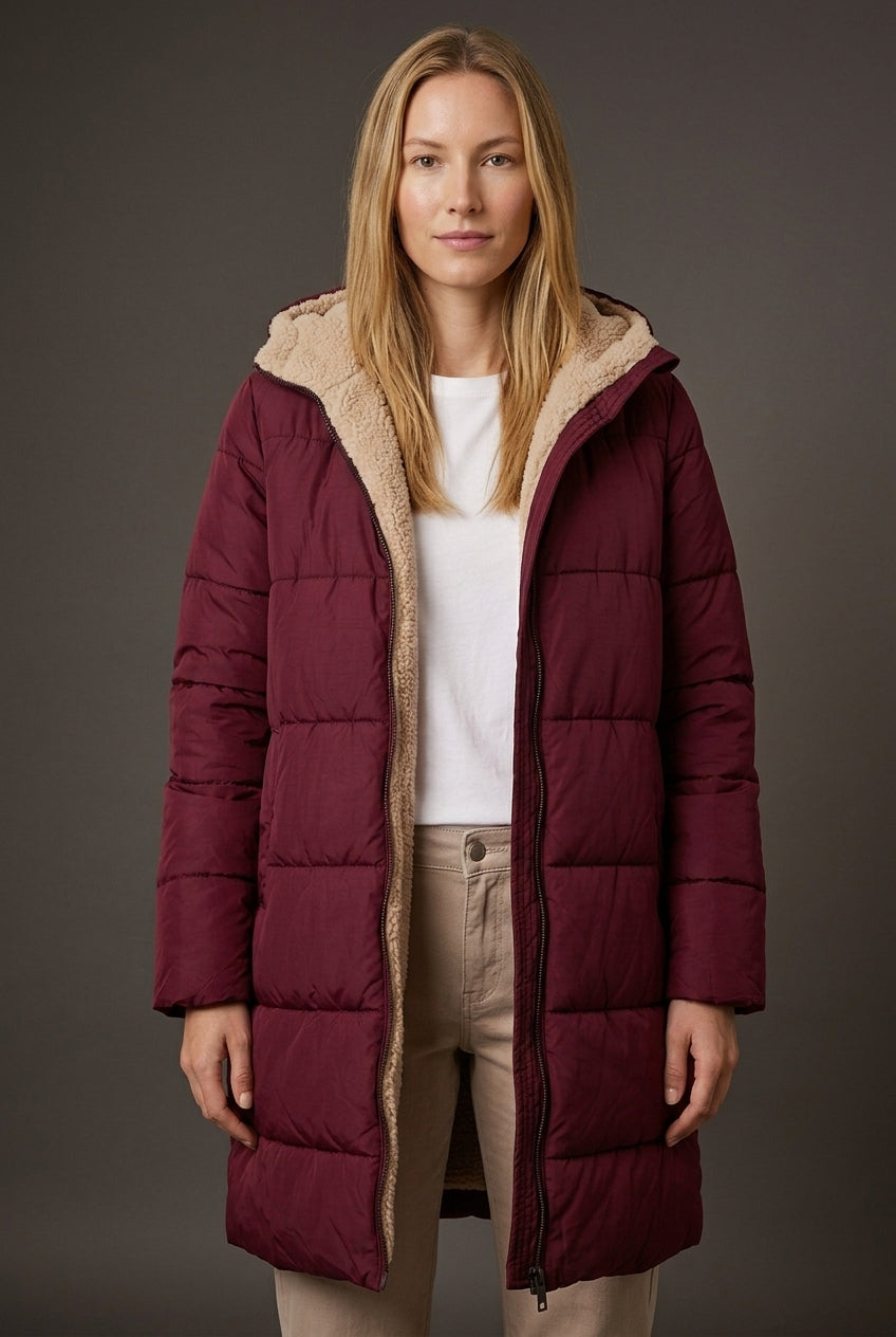 Lada | Cozy Reversible Sherpa Coat
