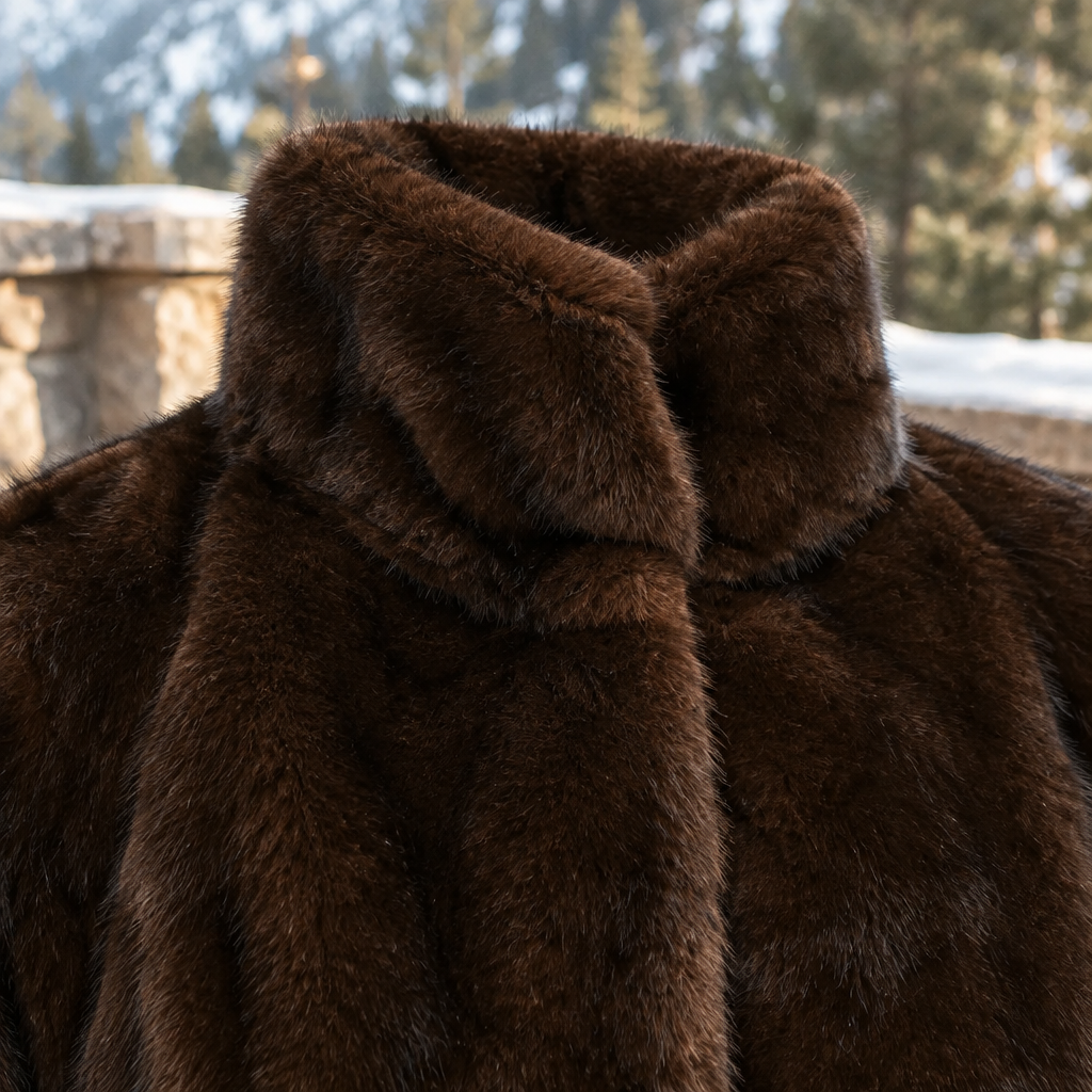 Luca | Belted Faux Fur Coat