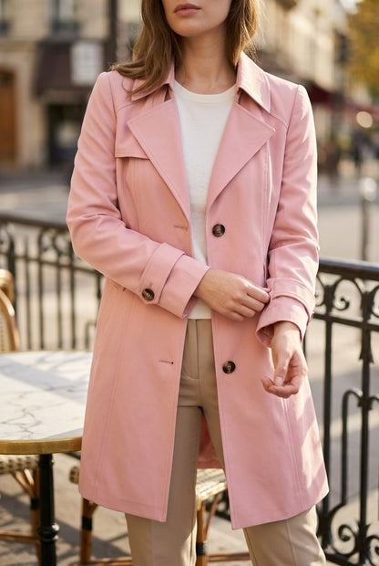 Wava | Single-Breasted Trench Coat