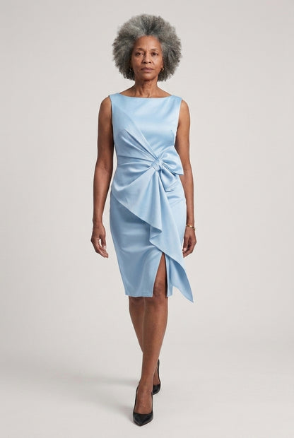 Noemie | Sleeveless Ribbon Waist Dress