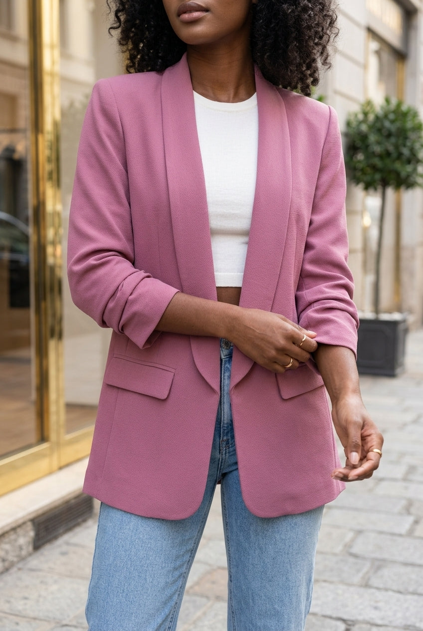 Bria | Open-Front Tailored Blazer