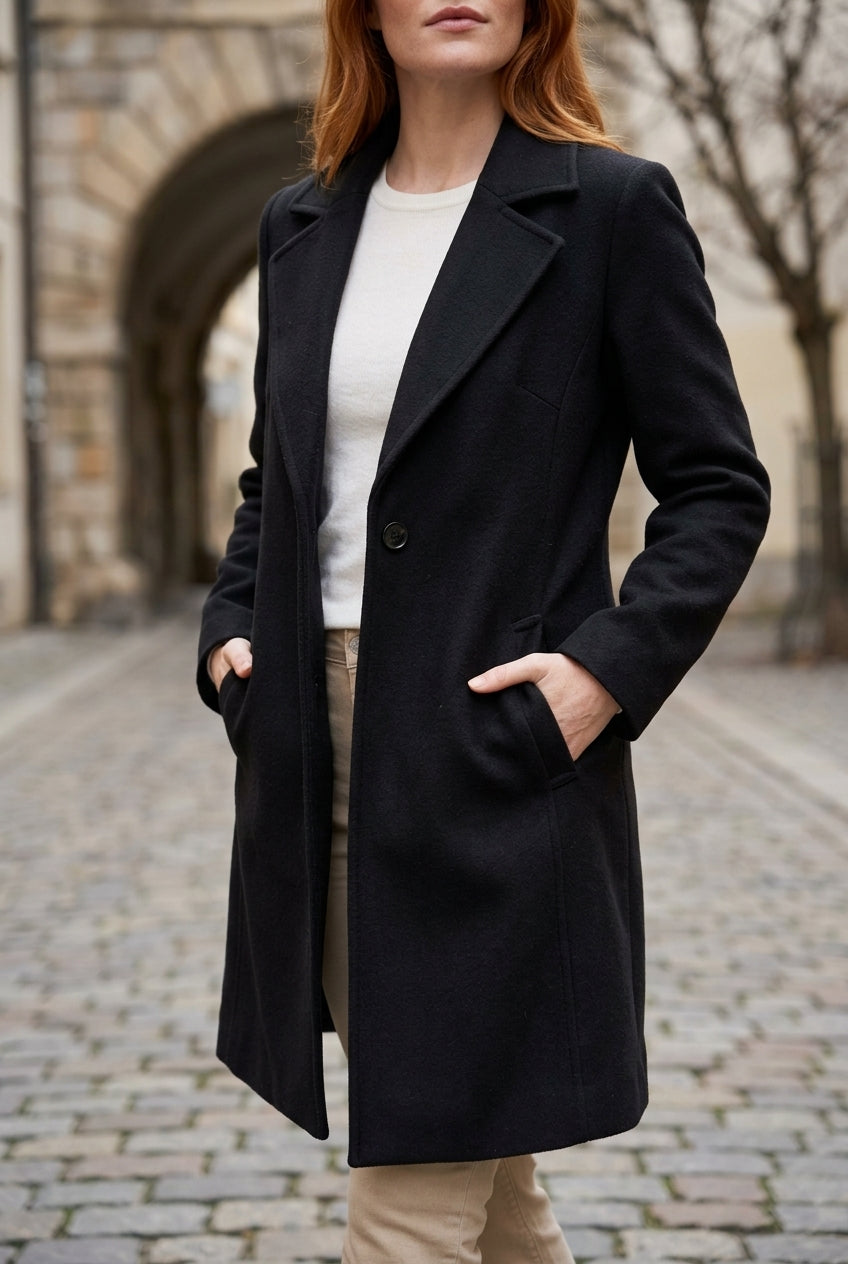 Isa | Classic Tailored Slim-Fit Coat