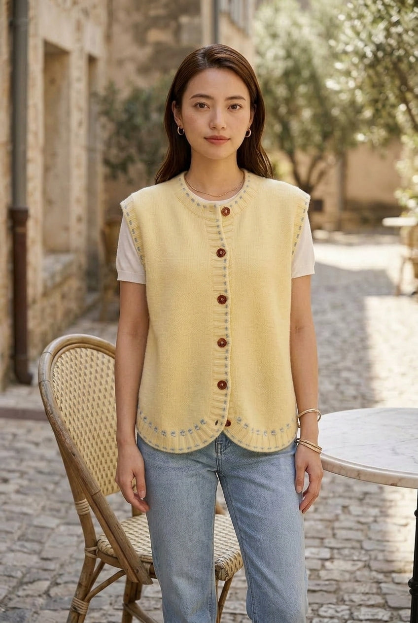 Cocia | Knitted Sweater Vest