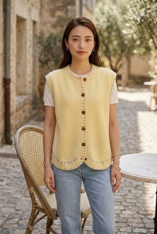 Cocia | Knitted Sweater Vest