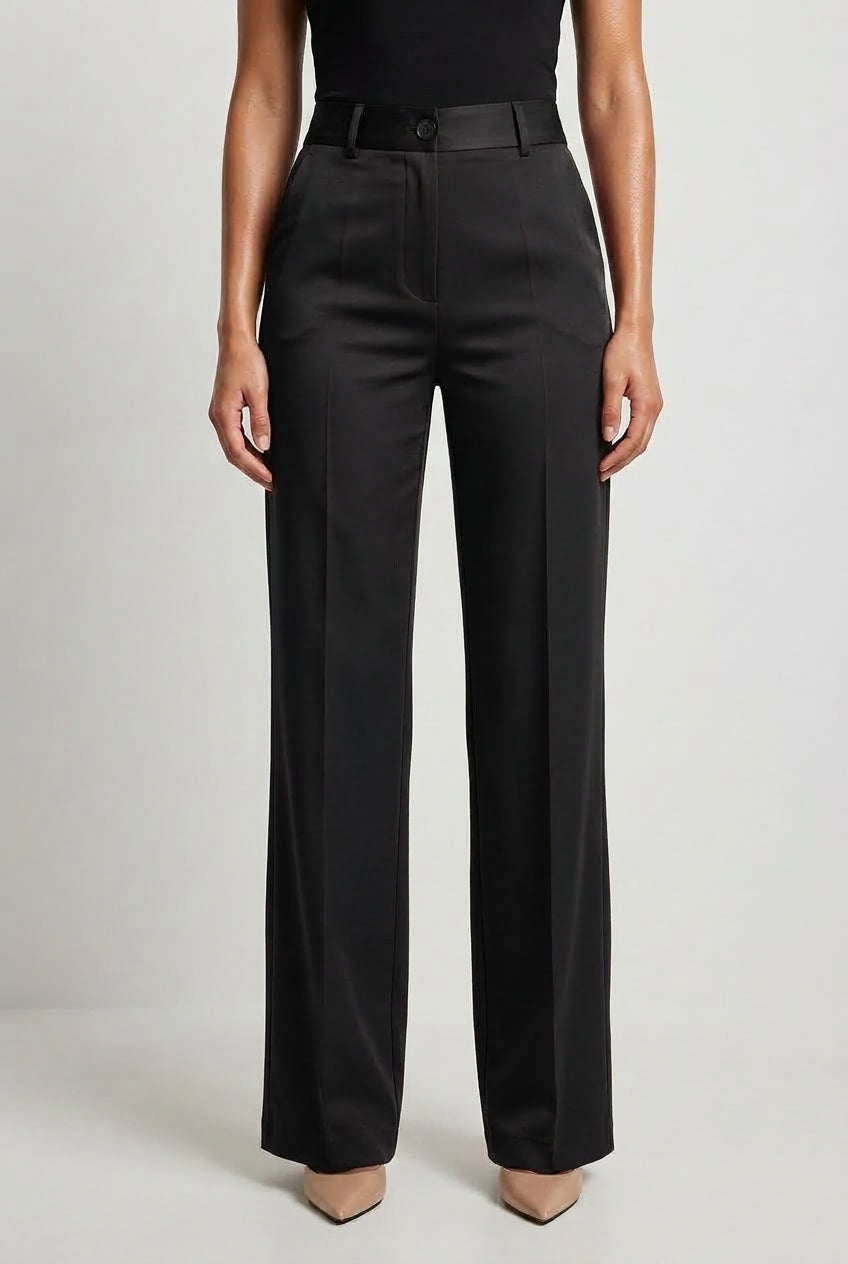 Luna | High-Waisted Wide-Leg Dress Pants