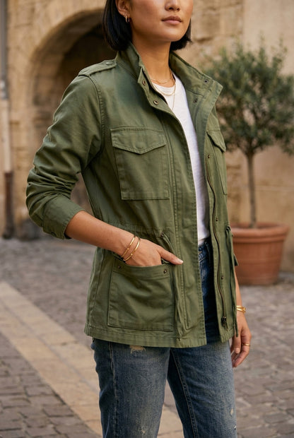Aida | Utility Drawstring Jacket