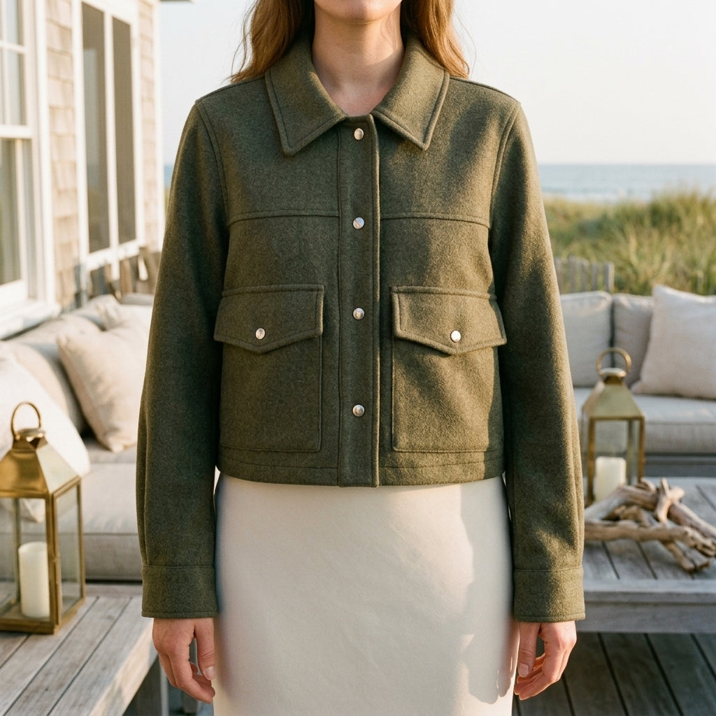 Lara | Single-Breasted Trucker Jacket