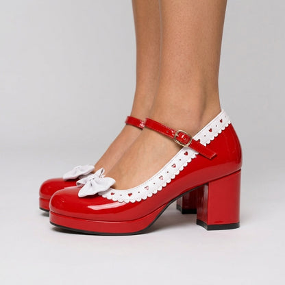 Maxine | Patent Bow-Tie Loafer