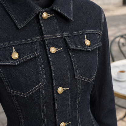 Anara | Vintage Patchwork Denim Jacket