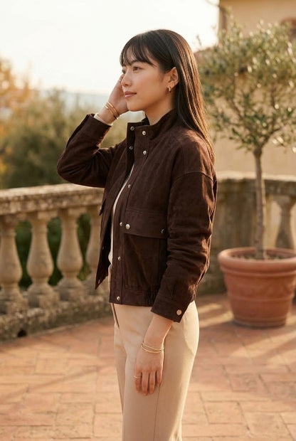 Irma | Slim Turtleneck Autumn Jacket