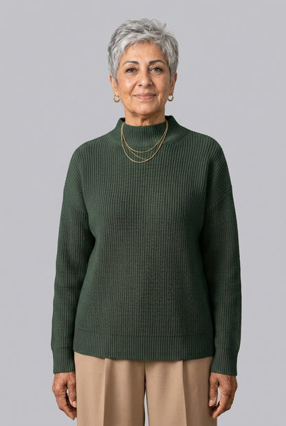 Severine Tallulah | Ribbed Roll Neck Sweater