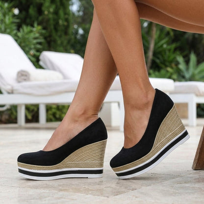 Aurora | Slip-On Wedge Pumps