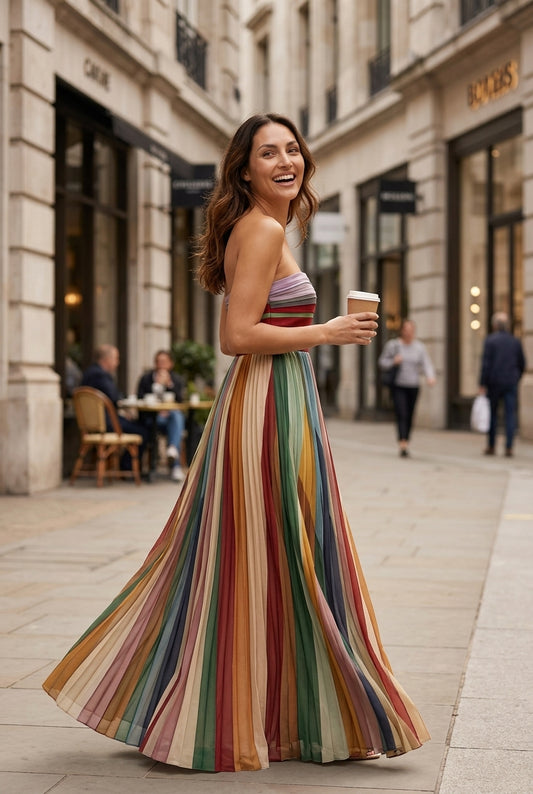 Relaxed Fit Maxi Dress for Women, Flowing Longline Silhouette, for Casual, Evening & Everyday Wear