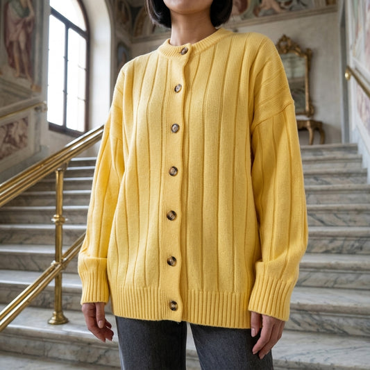 Romi | Oversized Ribbed Cardigan