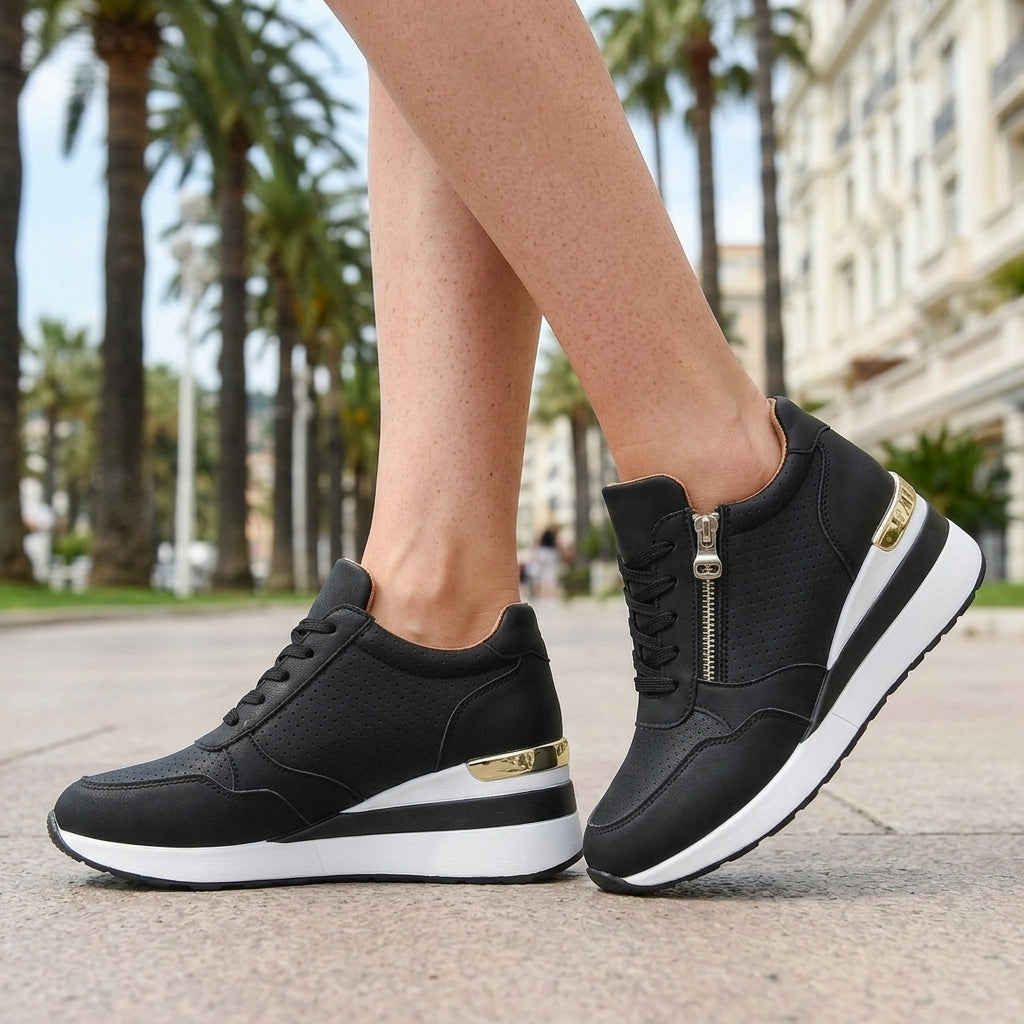 Josephine Ninon | Cushioned Wedge Sneakers