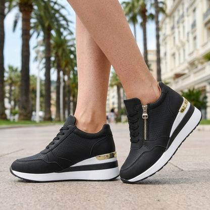 Josephine Ninon | Cushioned Wedge Sneakers