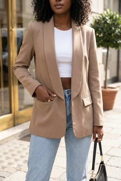Bria | Open-Front Tailored Blazer