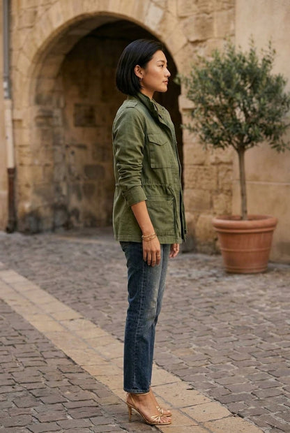 Aida | Utility Drawstring Jacket