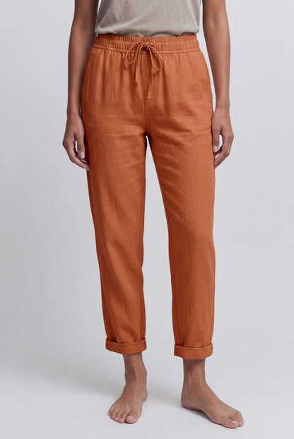 Relaxed Breathable Stretch Pants for Women, Lightweight Flexible Trousers for Work, Casual, Travel & Everyday Wear