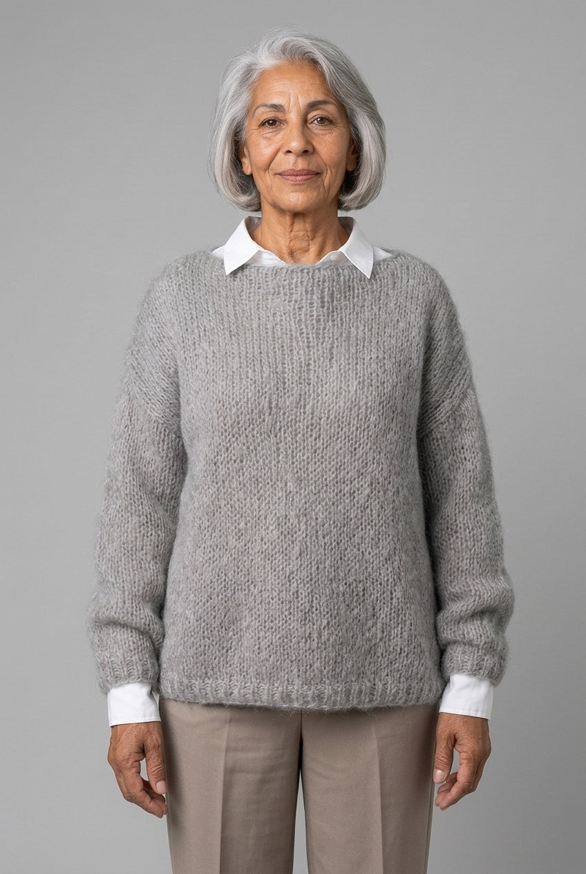 Capucine Lucia | Oversized Ribbed Knit Sweater