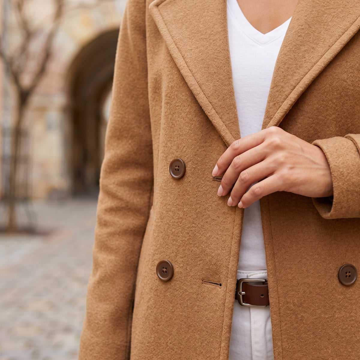 Isa | Classic Tailored Slim-Fit Coat