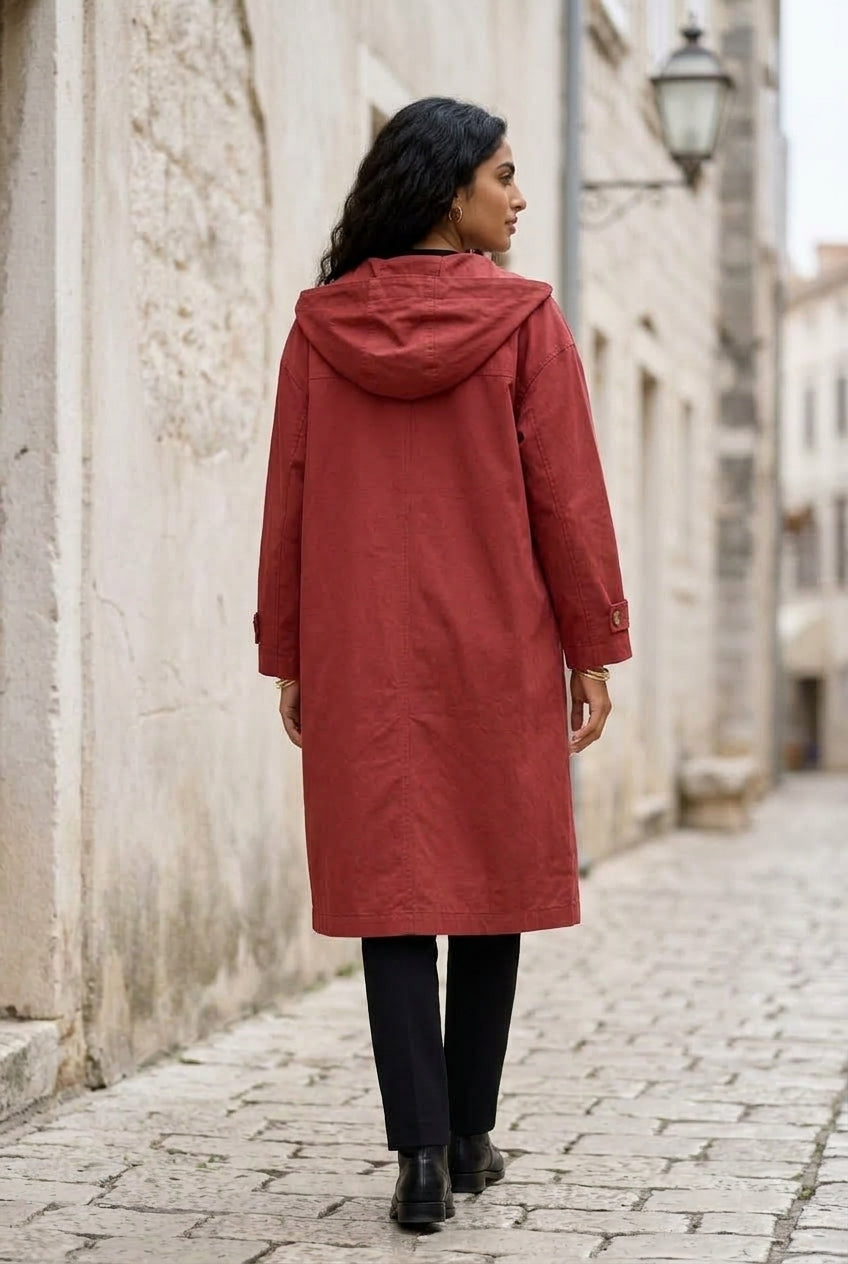 Ripley | Waterproof Hooded Trench Coat