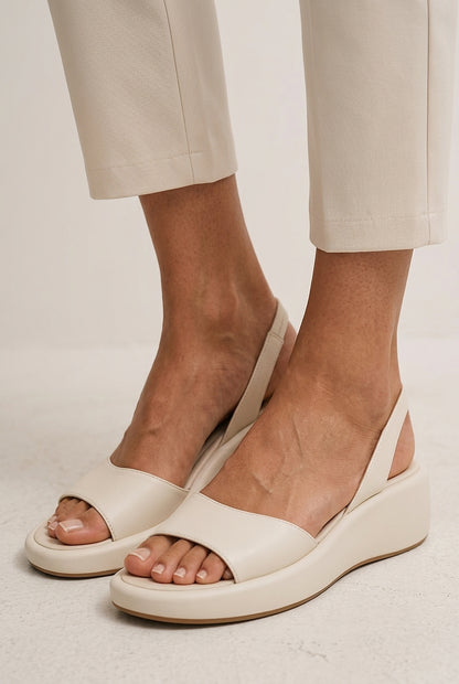 Elegant Open Toe Sandals for Women, Minimalist Ultralight with Padded Footbed, for Summer, Travel & Everyday Wear