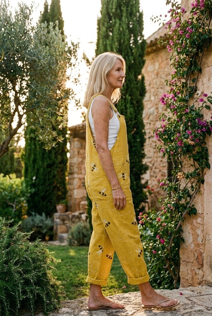 Xaviera | Retro Floral Jumpsuit