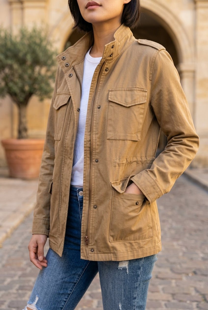 Aida | Utility Drawstring Jacket