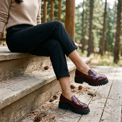 Edith Wynn | Orthopedic Croc Loafers