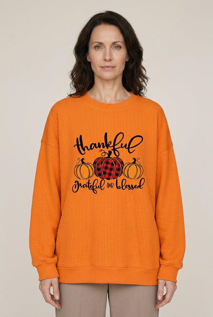 Cozy Pullover Sweatshirt for Women, Soft Relaxed-Fit Long-Sleeve Graphic, for Fall, Holiday, Casual & Everyday Wear