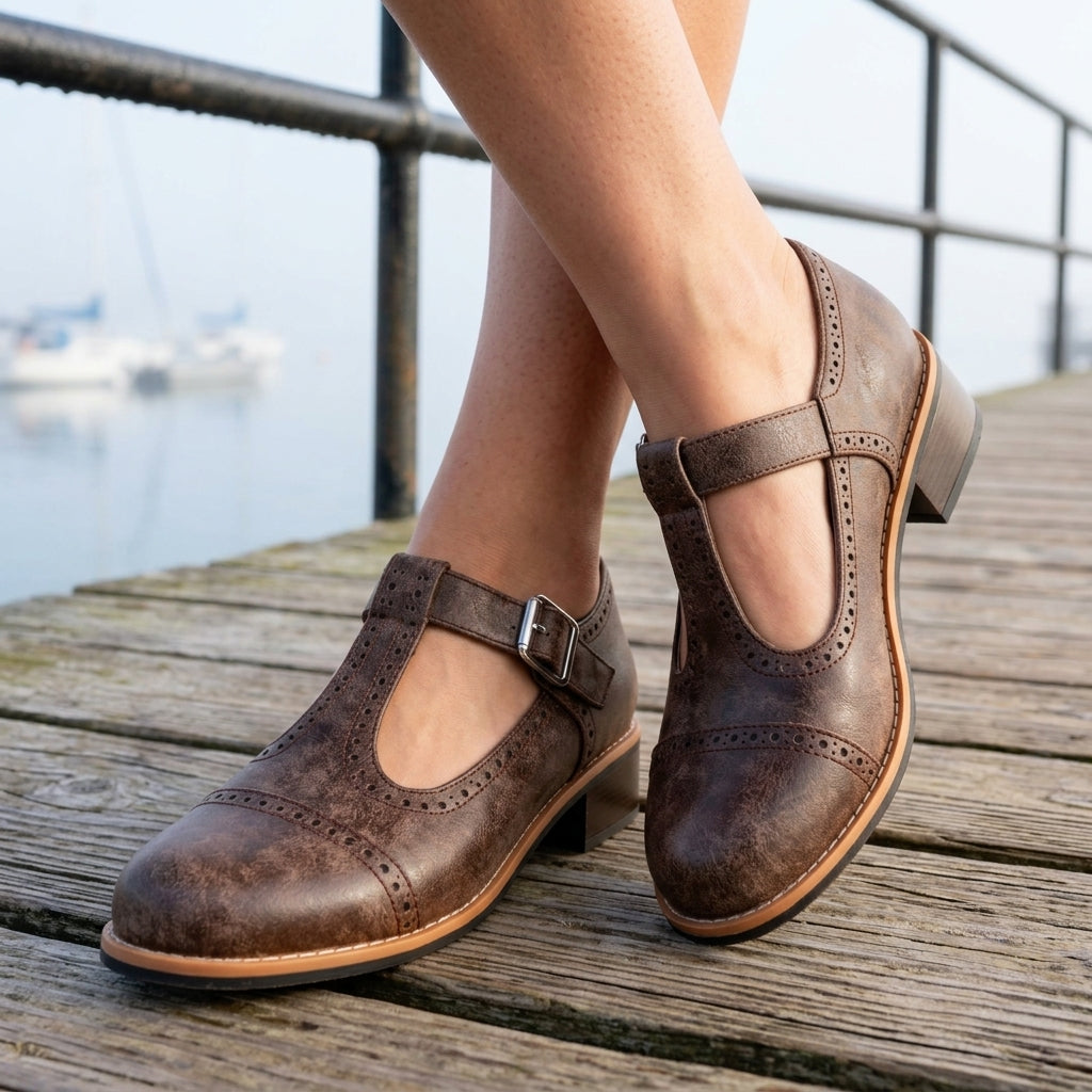 Emberly Gwenllian | Brogue Buckle Loafer