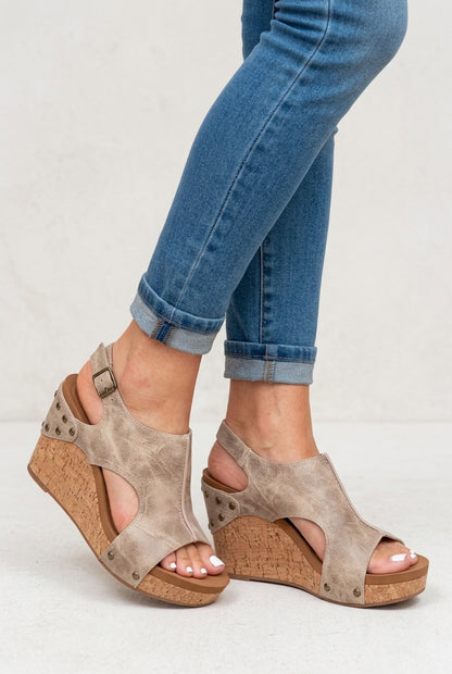 Casual Open Toe Orthopedic Sandals for Women, Lightweight Wedge Buckle Closure, for Everyday, Casual & Vacation Wear