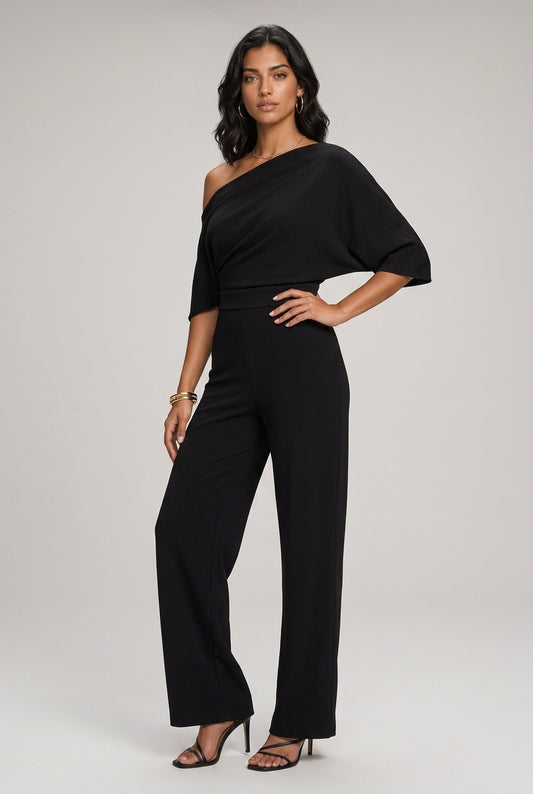 Ela | Off-Shoulder Wide-Leg Jumpsuit