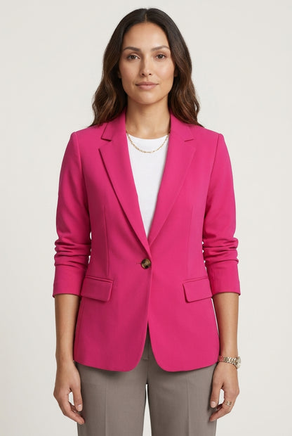 Tailored Blazer for Women, Structured Long-Sleeve Lightweight, for Work, Office, Evening & Everyday Wear