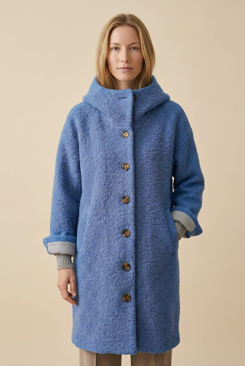 Orla | Women's Warm Classic Tailored Coat with Pockets
