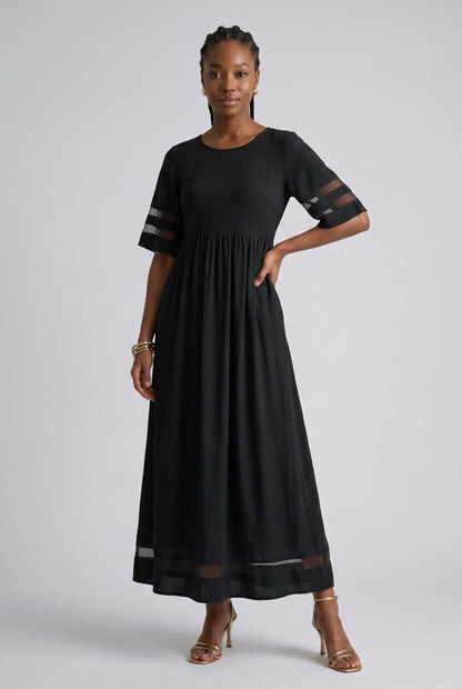Roselyne | Flowing A-Line Maxi Dress