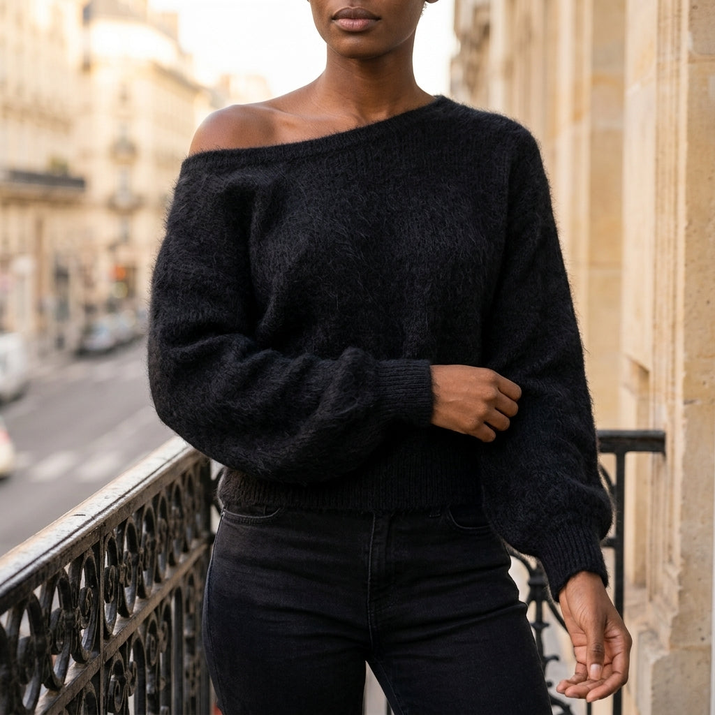 Zada | Plush Crew-Neck Pullover