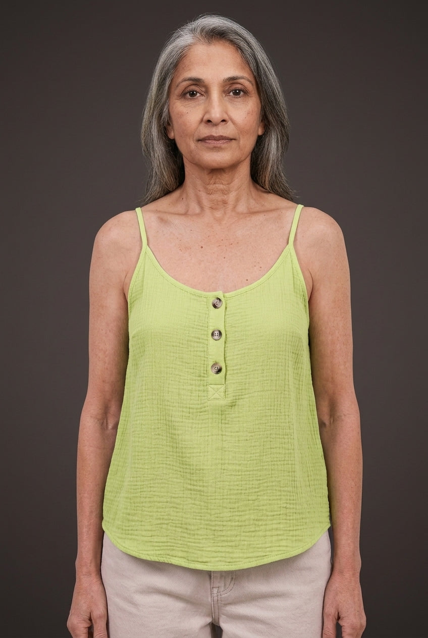 Elegant Button-Front Blouse for Women, Strap Detail Lightweight, for Work, Casual, Date Night & Everyday Wear