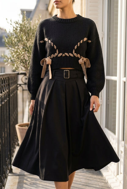Larya | Knit Two-Piece Sweater Set