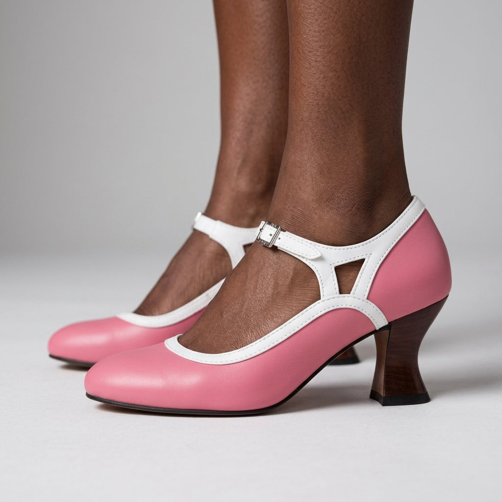 Melisande | Buckle Strap Loafer Heel