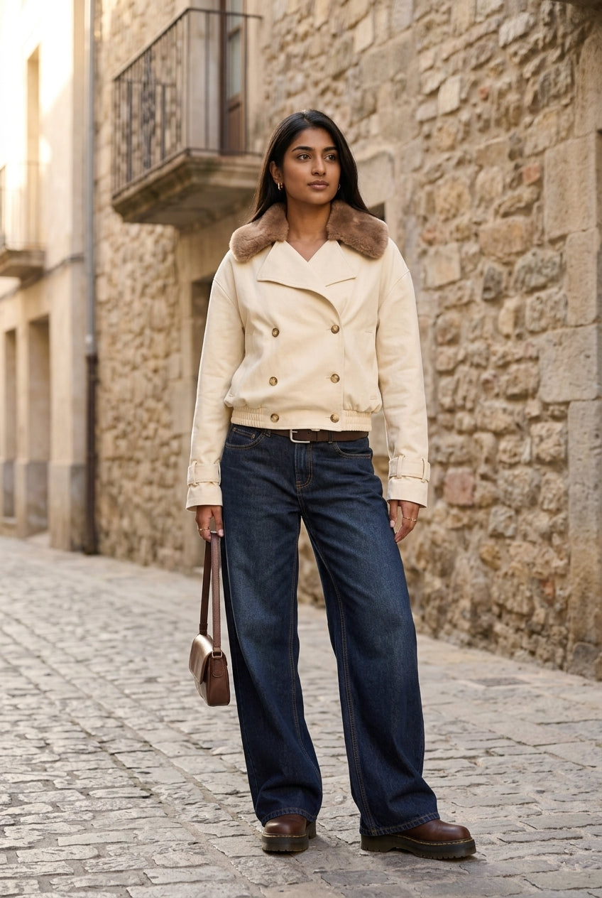 Ullya | Vintage Baggy Straight-Leg Jeans