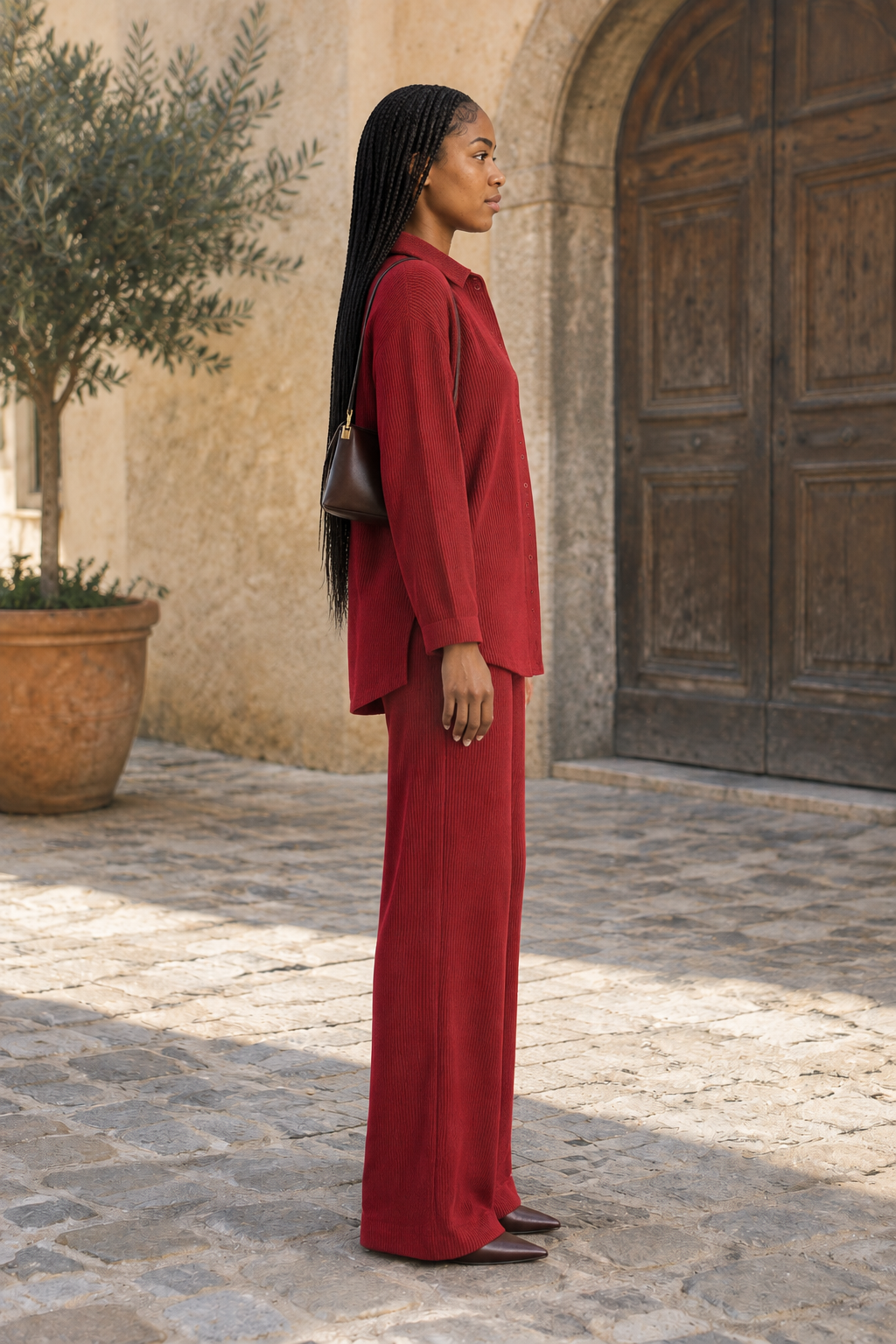 Danea | Knit Cardigan & Pants Set