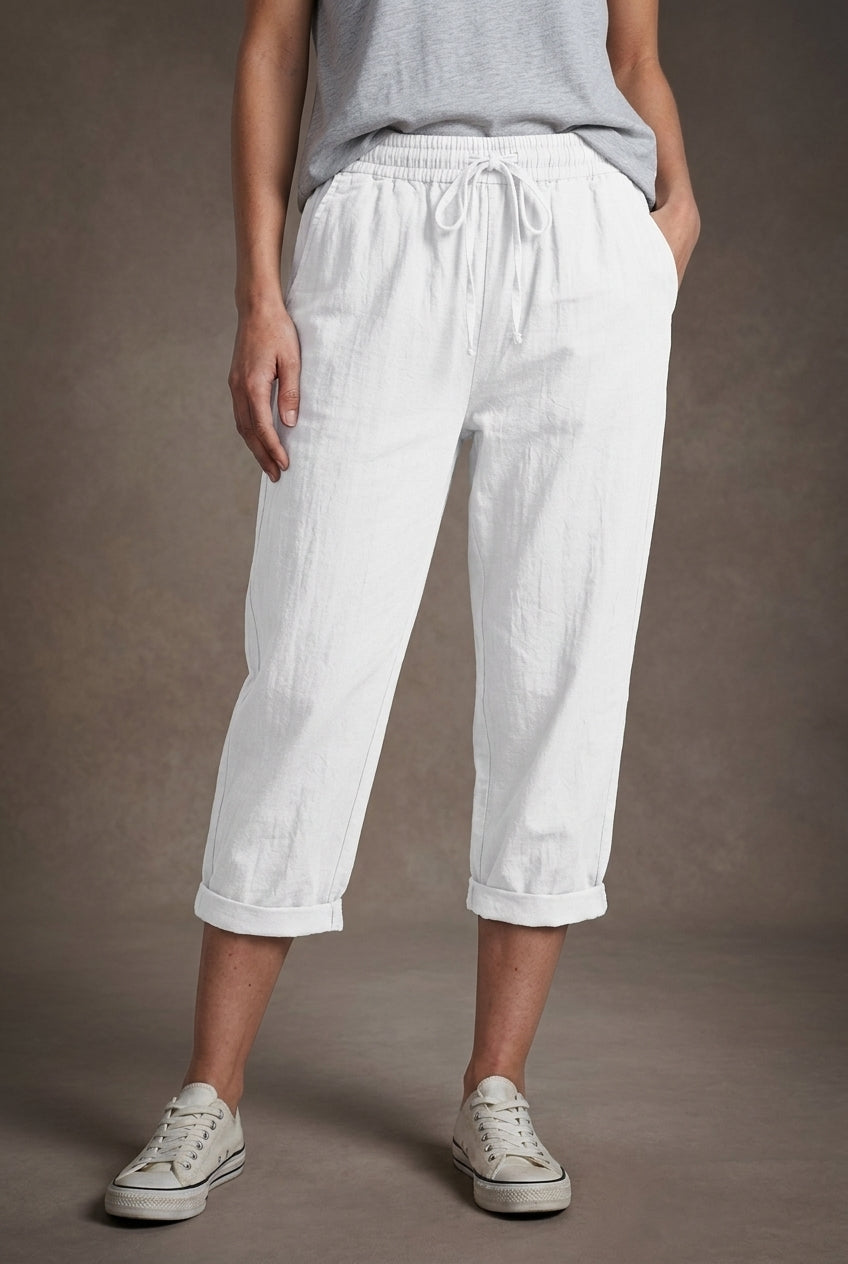 Tailored Comfort Shorts for Women, Cotton Stretch Breathable Smooth Fit, for Work, Travel, Everyday & Relaxed Wear