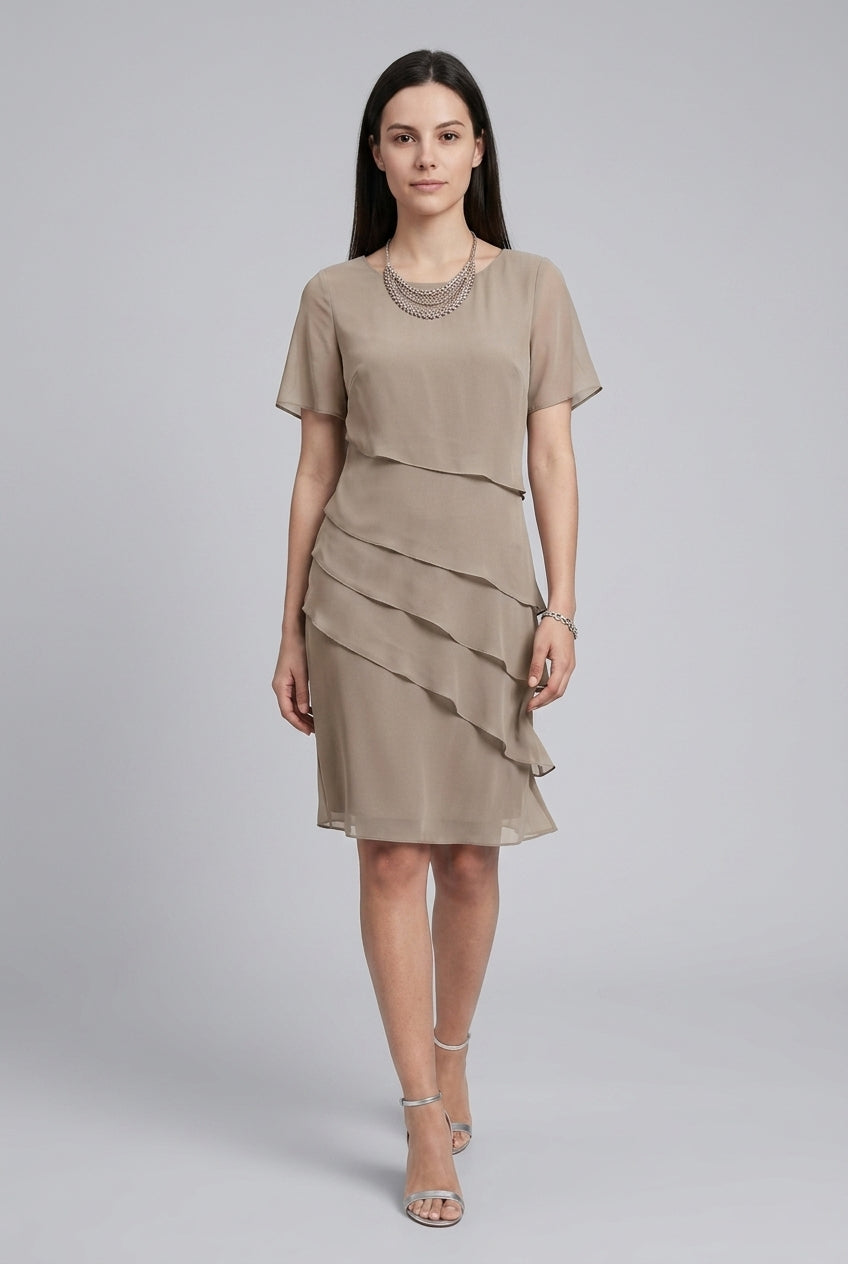 Xanthe | Flowy Short Sleeve Dress