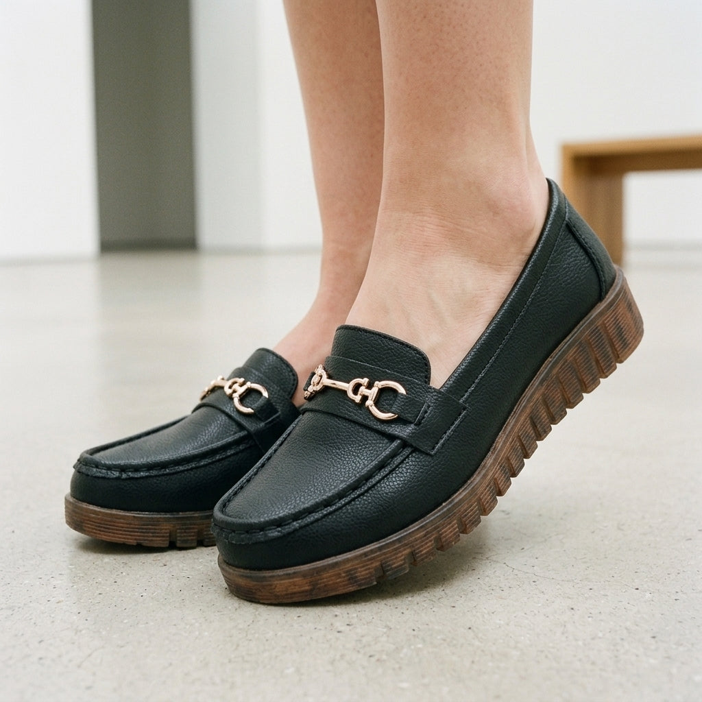 Séraphine Tamsyn | Orthopedic Buckle Loafers